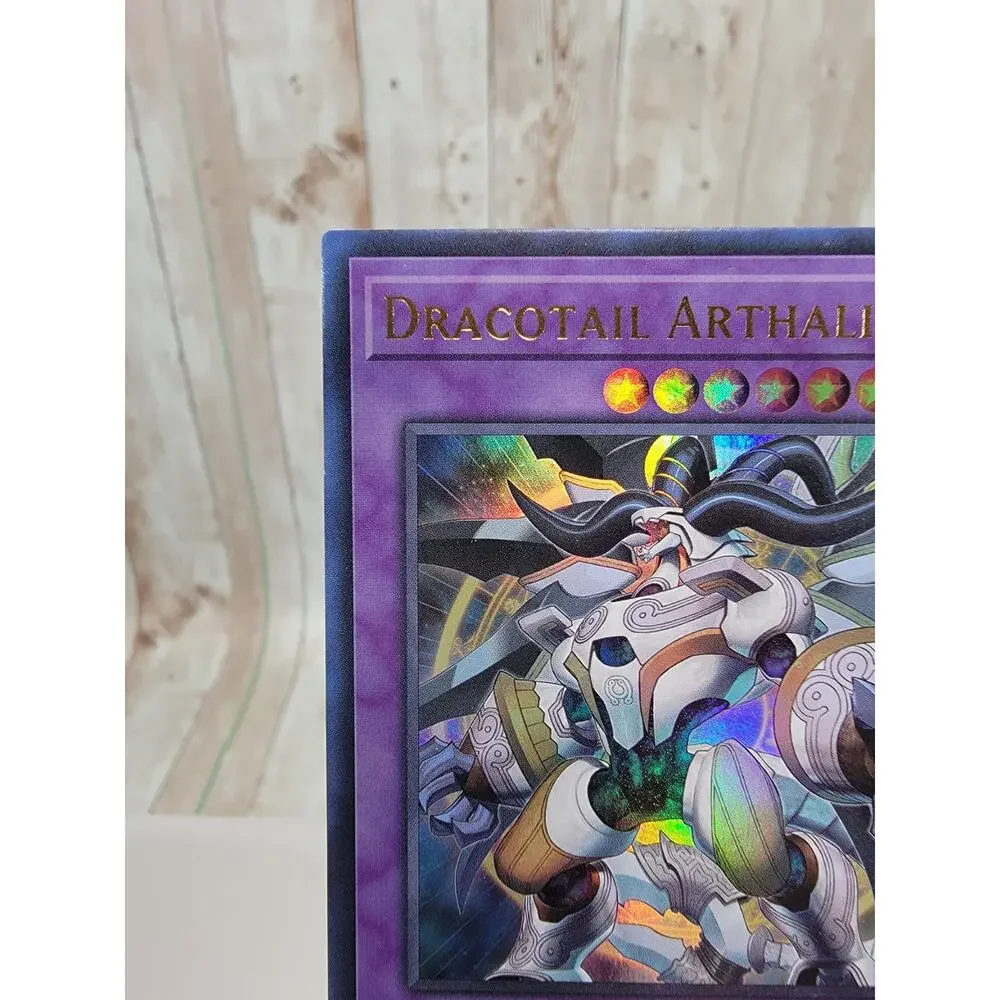 Yu-Gi-Oh! Justice Hunters Dracotail Arthalion #JUSH-EN006 Ultra Rare 1st Ed NM